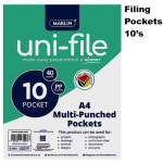 Marlin Filing Pockets / Plastic Sleeves 